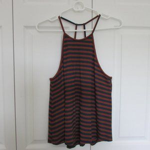 Lush Blue & Orange Tank Top